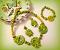 Handmade Floral Necklace with Matching Earrings and Bracelet