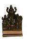Ganesh, Lakshmi, Saraswati Diwali Pooja Statue 4.25"