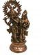 Large Radha Krishna Standing Copper Idol Large Radha Krishna Standing Copper Idol
