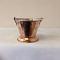 Indian Style Copper Bucket / Balti, Stainless Steel Serving Dish