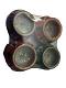 Colorful Fancy Kalash Shaped Handmade Clay Diya - 20 pcs Colorful Fancy Kalash Shaped Handmade Clay Diya - 20 pcs