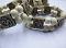 Om Bracelet (Brown) with Bead Work Om Bracelet (Brown) with Bead Work