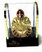 Abstract Ganesh Statue in Glass Case
