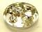 Pooja Thali \w Incense Stick Stand + Diya + KumKum Box in German Silver