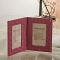 Dual Floral Design Recycled Paper Handmade Photo Frame 15