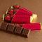 Set of 5 Milk Chocolate Strawberry Truffle Bars