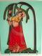 Traditional 3D Indian Lady Wall Art Key Chain Holder