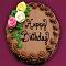 Shadow Birthday Cake - 8"