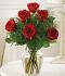 Love's Embrace Roses - 6 Stems Red