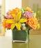 1-800-Flowers Fields of Europe in Cube Vase