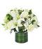 Lovely Lily & Roses Bouquet-All White Lovely Lily & Roses Bouquet-All White