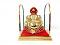 Golden Ganesha Hand Decorated Idol