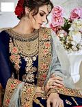 Designer Yellow Kurti w/ Gamthi Work Panel & Dark Pink Sleeves (S)