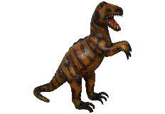 Large 35" Tall Handmade Dinosaur Leather Figurine Large 35" Tall Handmade Dinosaur Leather Figurine