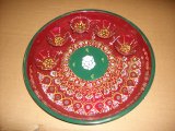 Handpainted Traditional Design Puja Thali /w Diya Handpainted Traditional Design Puja Thali /w Diya