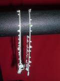 Indian Silver Payal / Anklets For Adults With Mina Work