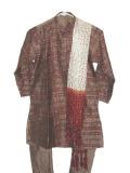 Ready-made Kurta Pajama For Kids In Maroon & Gold Color Ready-made Kurta Pajama For Kids In Maroon & Gold Color