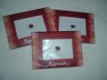 Big Red Round Shaped Bindis With Stone Work, 3 Packs Big Red Round Shaped Bindis With Stone Work, 3 Packs