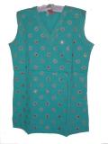 Sleeveless Cotton Turquoise Kurti / Tunic For Women Sleeveless Cotton Turquoise Kurti / Tunic For Women