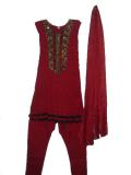 Masakali Dress, Kids Red & Black Masakali Suit Masakali Dress, Kids Red & Black Masakali Suit