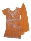 Traditional Lehenga Choli In Orange Georgette /w Heavy Work Traditional Lehenga Choli In Orange Georgette /w Heavy Work