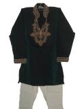 Boys Sherwani Suit, Jodhpuri Kurta Churidar In Green & Black Boys Sherwani Suit, Jodhpuri Kurta Churidar In Green & Black