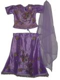Bright Violet Net Lehenga Choli For Kids & Teenagers Bright Violet Net Lehenga Choli For Kids & Teenagers