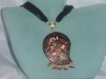 Handmade Black & Red Rajasthani Minakari Necklace