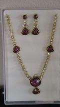 Elegant Kundan and Stone Necklace Set Indian Jewelry