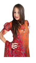 Designer Churidar Anarkali Suit in Bright Multi Color