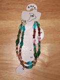 Pair of Fancy Bead Anklet