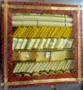 Indian Sweets Gift Pack in Bandhani Box, 5 Lbs, Diwali Gift Box Indian Sweets Gift Pack in Bandhani Box, 5 Lbs, Diwali Gift Box