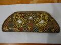 Brown Indian purse / clutch with beautiful bead work Brown Indian purse / clutch with beautiful bead work