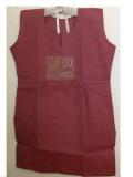 Cotton Sleeveless Indian Tunic / Summer Kurti With Embroidery Cotton Sleeveless Indian Tunic / Summer Kurti With Embroidery