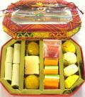 Rakhi Gift Pack, Indian Sweets & Rakhi Combo, 1 1/2 Lbs Box Rakhi Gift Pack, Indian Sweets & Rakhi Combo, 1 1/2 Lbs Box