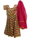 Kids Chaniya Choli Garba Outfit With Backless Blouse Kids Chaniya Choli Garba Outfit With Backless Blouse