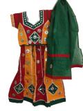Traditional Chaniya Choli, Kids Colorful Cotton Dandiya Outfit