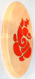 Handmade Wood Carving Ganesha Wall Hanging