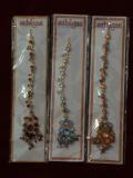 Ethnic Style Large Pendant Mang Tika W/ Colored Stones Ethnic Style Large Pendant Mang Tika W/ Colored Stones