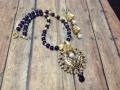 Lovely Antique pendant Set In shades of Blue Lovely Antique pendant Set In shades of Blue