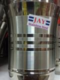 6 Stainless Steel Stackable Engraved Drinking Cups 6 Stainless Steel Stackable Engraved Drinking Cups