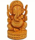 Handcrafted Wooden Shri Ganesha Idol