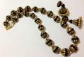 Hand Carved Black & Gold Necklace & Jhumka with Intricate Design Hand Carved Black & Gold Necklace & Jhumka with Intricate Design