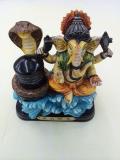 Decorative Ganesha (Ganpati) Statue with Shivling