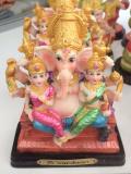 Ganesha, Lakshmi & Saraswati Statue, Handmade Idol Ganesha, Lakshmi & Saraswati Statue, Handmade Idol