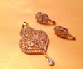 AD Stones Studded Floral pendant Set!!!! AD Stones Studded Floral pendant Set!!!!