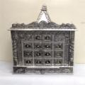Small Oxidized Silver Bell Type Temple for Home 15 X 07 Small Oxidized Silver Bell Type Temple for Home 15 X 07