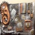 Ganesh Ji Big Terracotta Statue Frame 48 X 36