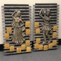 Traditional Indian Man/Women Dancing Terracotta Frame Traditional Indian Man/Women Dancing Terracotta Frame