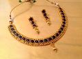 Antique One Gram Gold Plated Choker necklace in Blue!!!! Antique One Gram Gold Plated Choker necklace in Blue!!!!